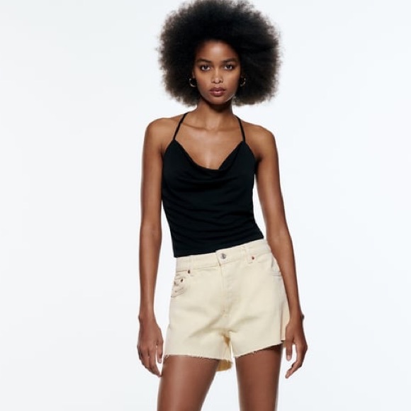 Zara Black Strappy Top - Picture 2 of 5